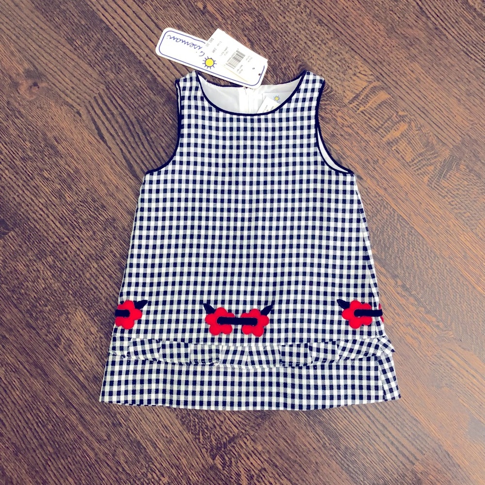 NWT Navy & Red Florence Eiseman Dress 24m